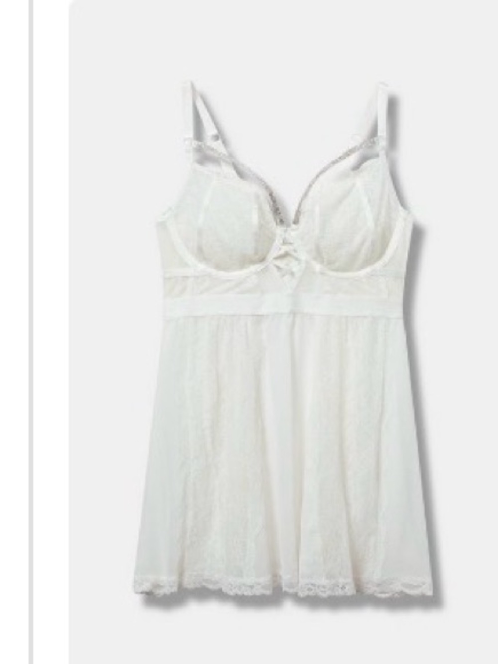 NWT TORRID DISCONTINUED DIAMANTÉ UNDERWIRE BABYDOLL LINGERIE CHEMISE